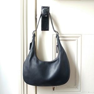 Coach vintage black hobo bag